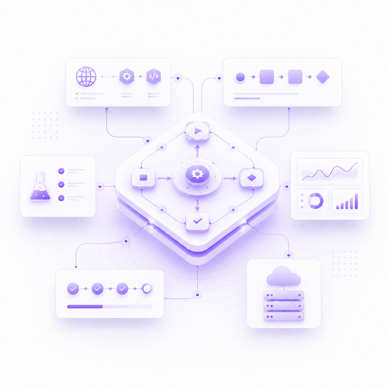 Deploy & Integrate process illustration